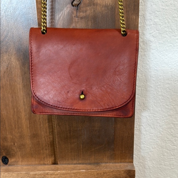 Madewell NWT aElegant Brown Leather Crossbody Bag - Picture 2 of 14